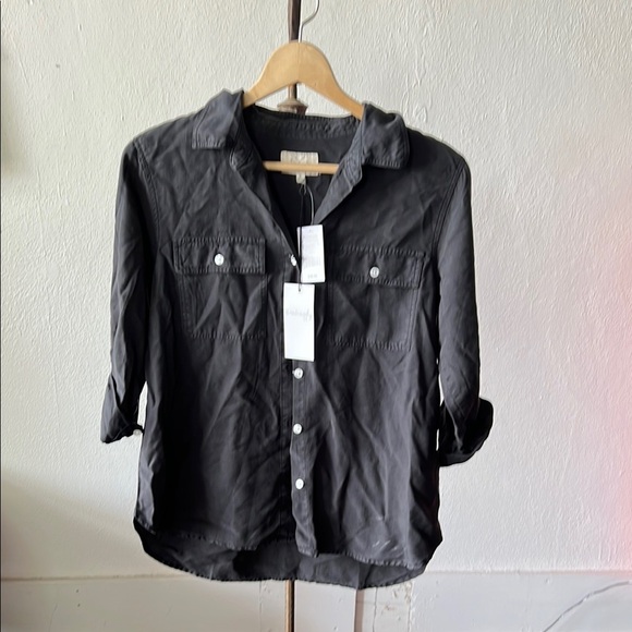 NWT Thread + Supply Black Button Up Shirt Size Small - Picture 1 of 3